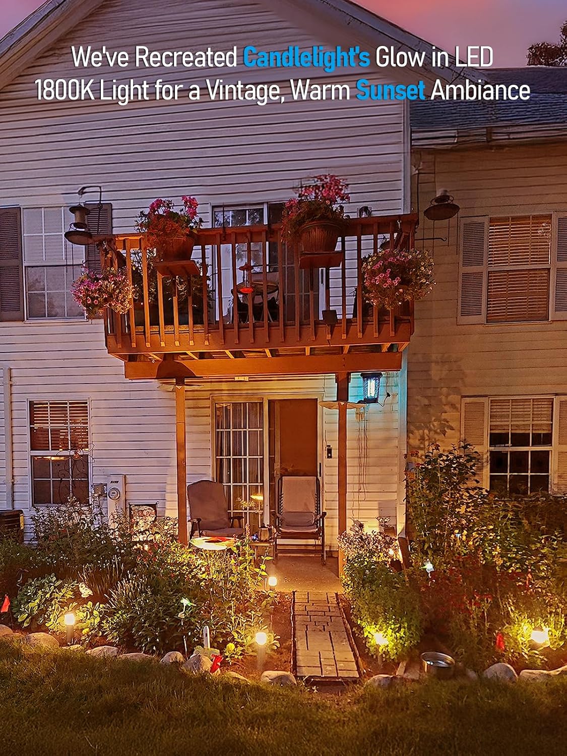 LEONLITE 8-Pack Low Voltage Landscape Pathway Lights, 3W, CRI90, 3000K