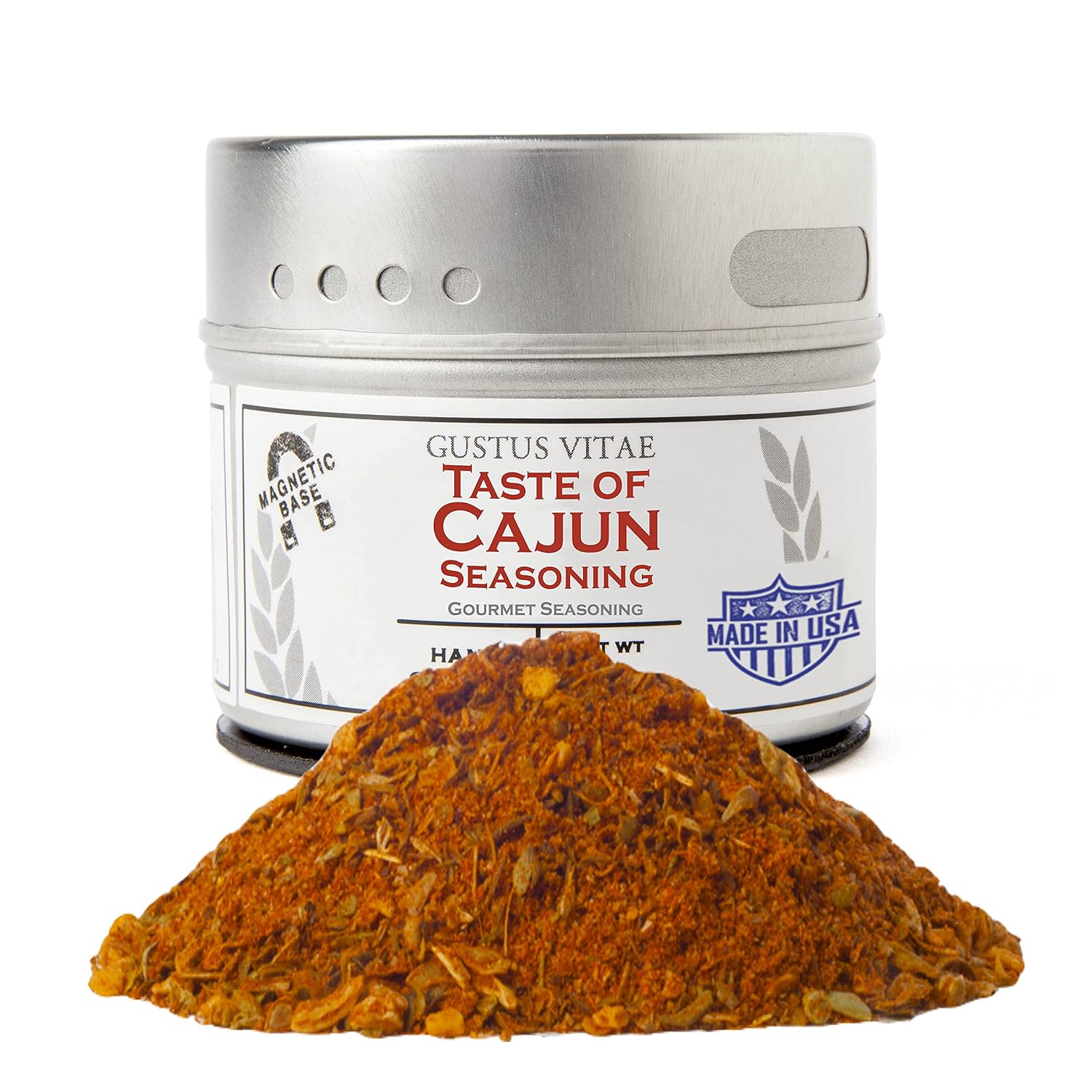 Gustus Vitae | Taste of Cajun Seasoning | Natural Gourmet Spice Blend | Premium Small Batch | Culinary Blackening Spice | Natural Creole Herbs | Non
