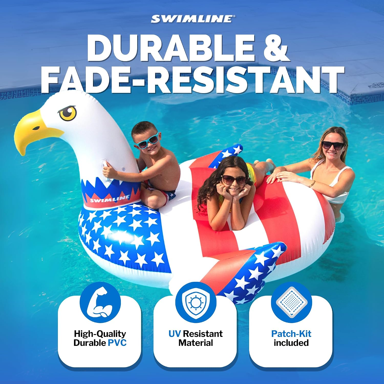 SWIMLINE Original Giant Inflatable Pool Float Floatie Ride-On