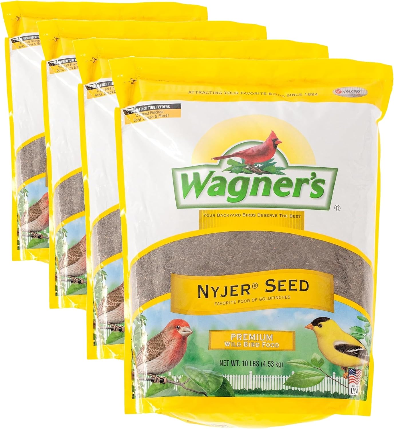 Wagner's 62050 Nyjer Seed Wild Bird Food, 10-Pound Bag