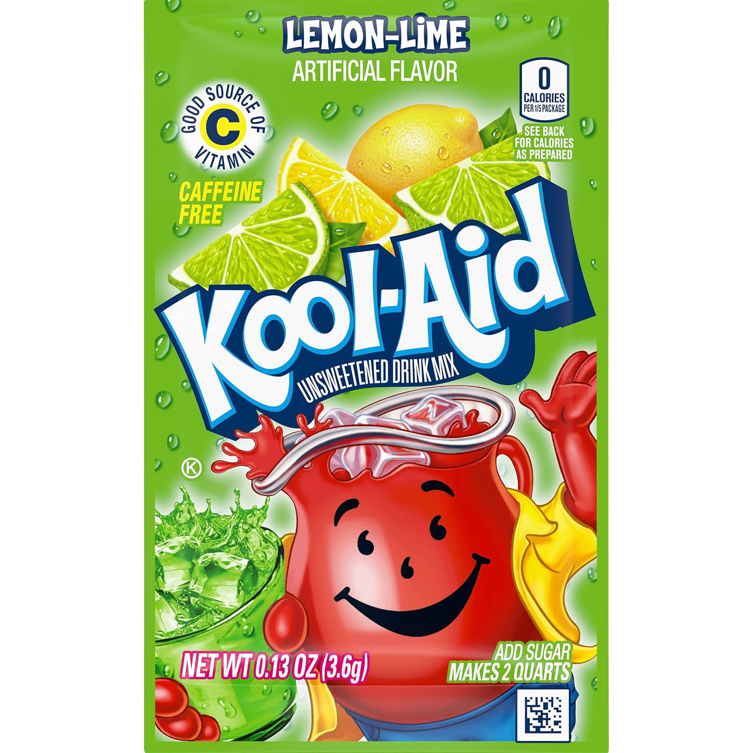 Kool-Aid Tropical Punch Flavored Unsweetened Caffeine Free Powdered Drink Mix (96 Packets)