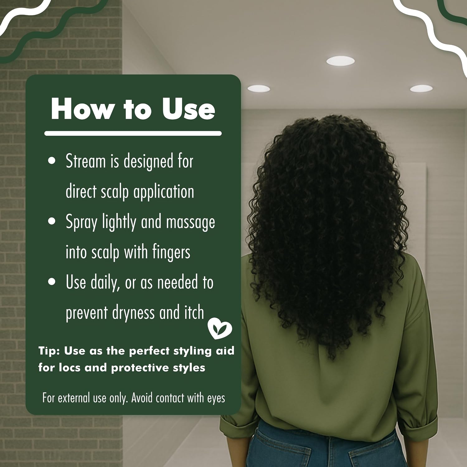 EDEN BodyWorks Peppermint Tea Tree Hair Oil | Scalp & Curl Oil | 4oz | Dry Hair & Scalp Treatment for Curly Hair | Eliminates Dandruff & Boosts Shine