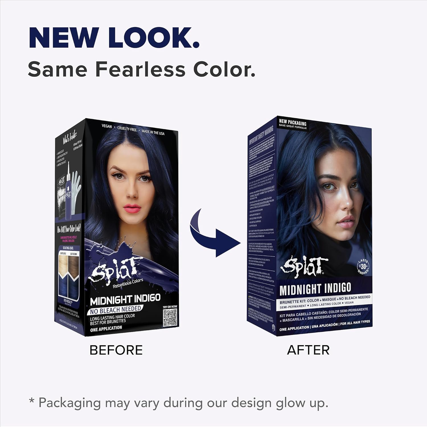 Splat Midnight Magenta Semi Permanent Hair Dye Kit, 1 Application