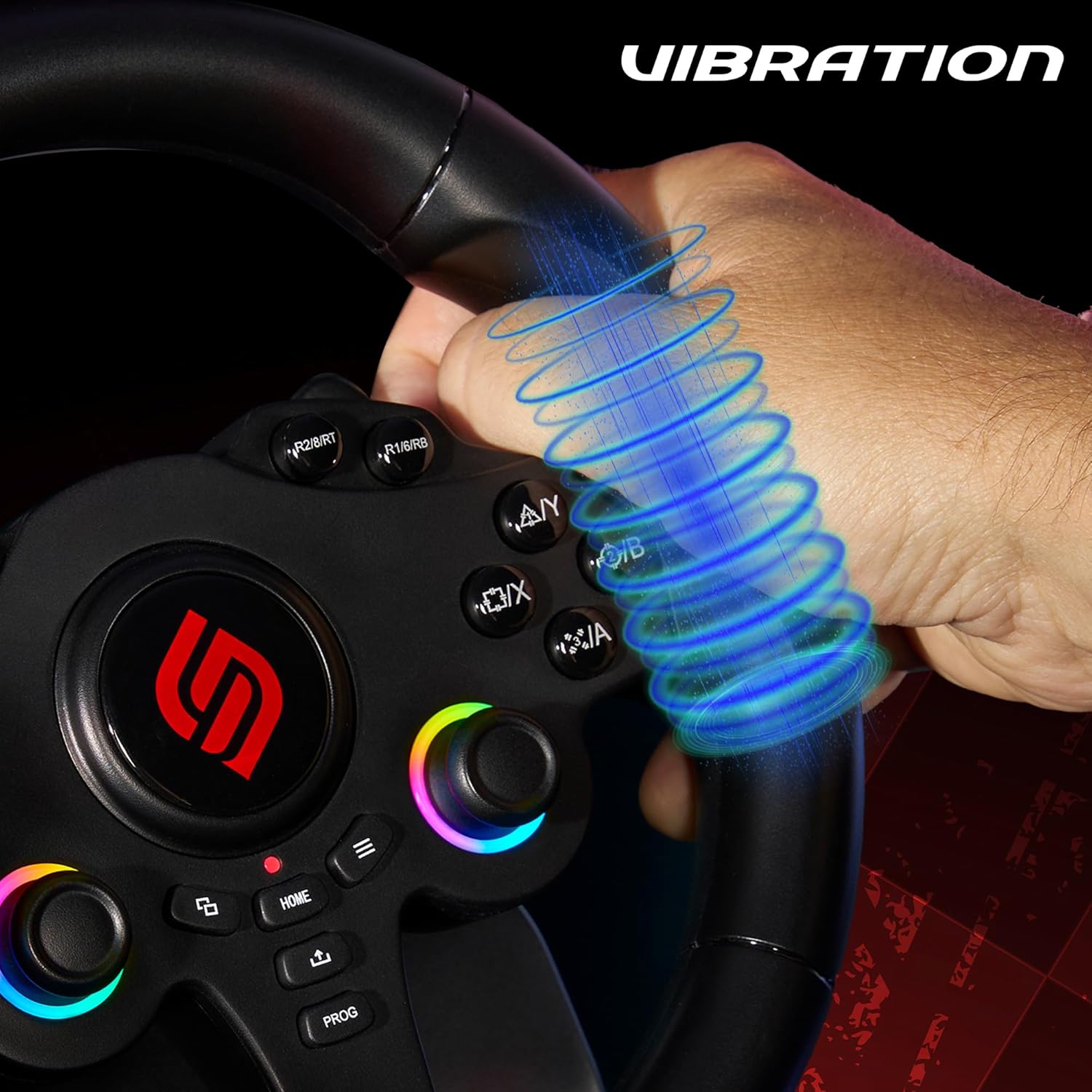 SUBSONIC Racing SV250 Gaming Steering Wheel Switch 2, PS4, Xbox & PC – 180°