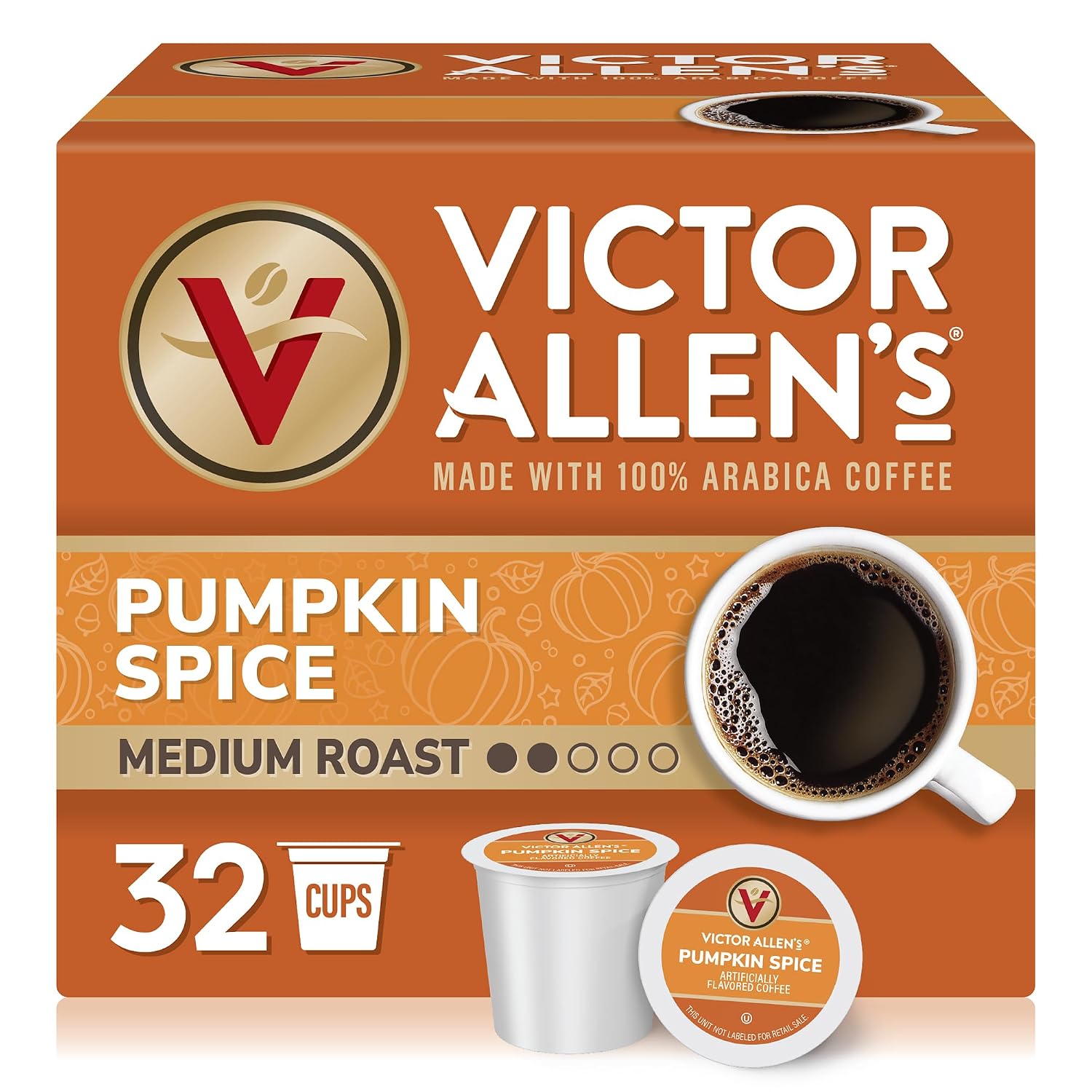 Victor Allen's Coffee Hazelnut Flavored, Medium Roast, 1 Pack - 12 Count, Single Serve Coffee Pods for Keurig K-Cup Brewers