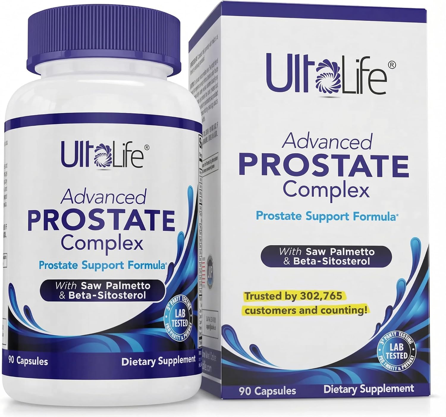 Advanced Saw Palmetto Prostate Supplement for Men with Beta Sitosterol Promotes Urinary Comfort, Sleep Quality & Prostate Health 90 Capsules