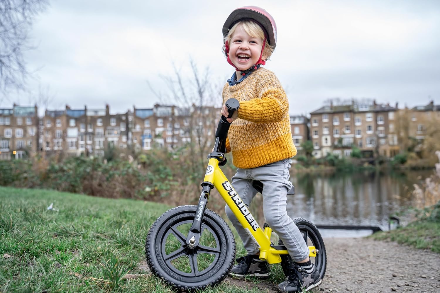 Strider 12 Sport Bike, Pink - No Pedal Balance Bicycle for Kids 1 to 4 Years - Includes Safety Pad, Padded Seat, Mini Grips, Flat-Free Tires -Easy Assembly, Tool-Free Adjustments | No-Pedal Balance Bike for Toddlers, Safety Pad, Adjustable Seat and Handl…
