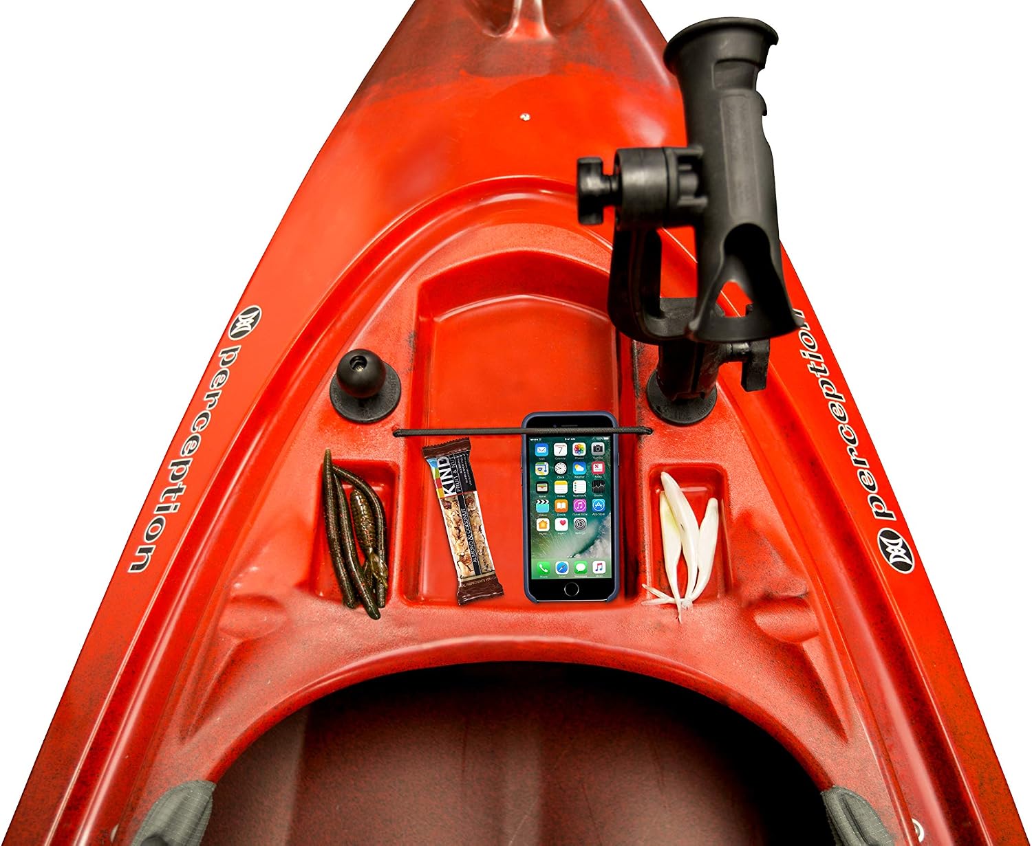 Perception Sound 10.5 | Sit Inside Kayak for Fishing and Fun | Two Rod Holders | Large Rear Storage