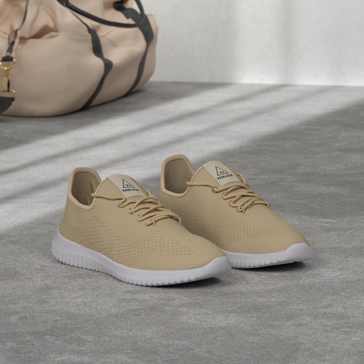 VAMJAM Men's Running Shoes Ultra Lightweight Breathable Walking Shoes Non Slip Athletic Fashion Sneakers Mesh Workout Casual Sports Shoes
