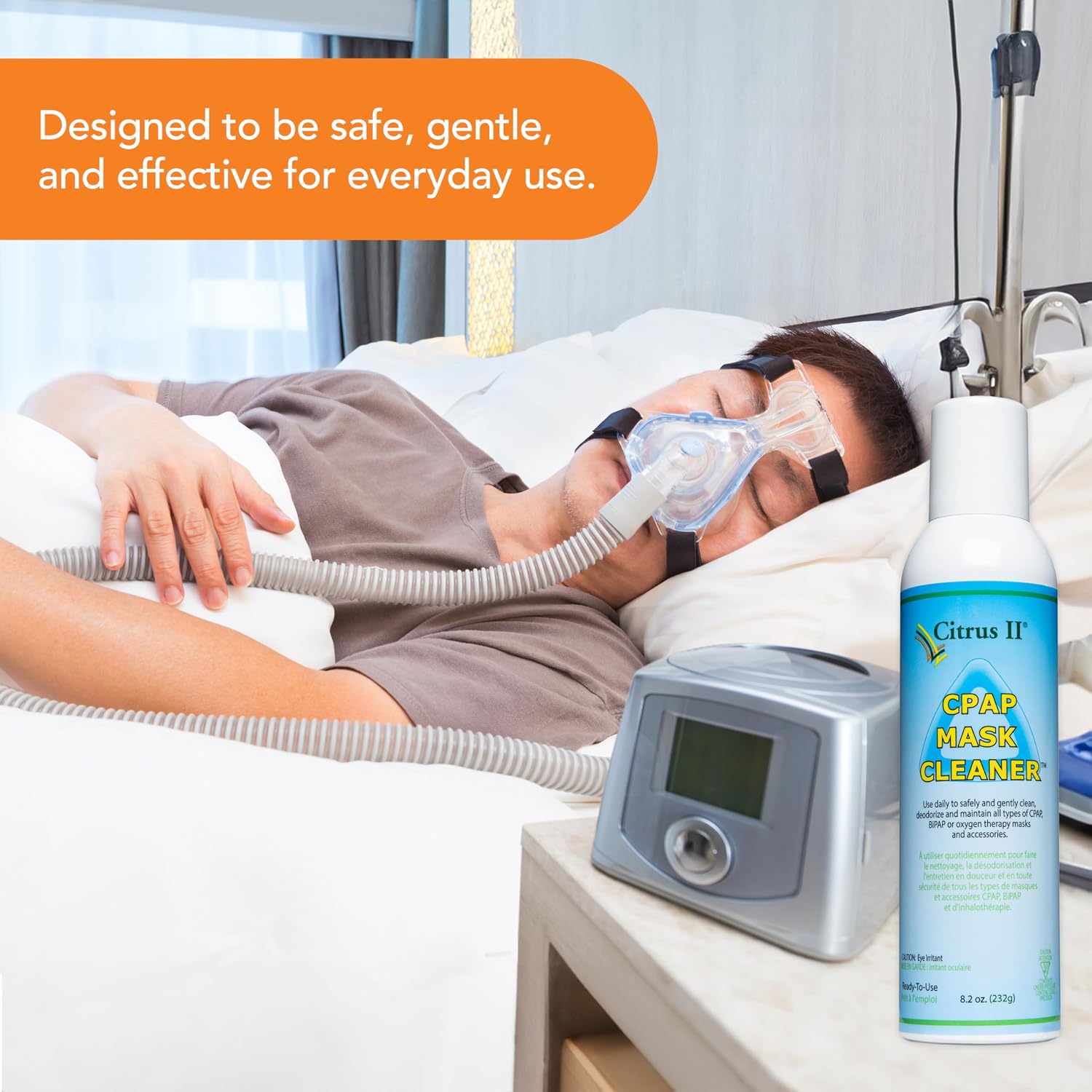 Citrus II CPAP Cleaning - Solution BIPAP