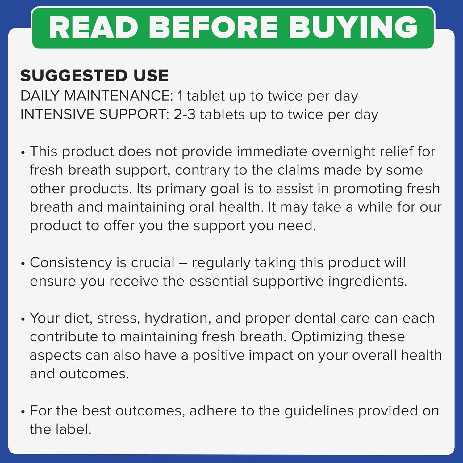 Tuthi Oral Probiotics for Mouth Bad Breath Treatment for Adults - Dental Probiotics for Teeth and Gums - Oral Health Probiotics - 60 Lozenges