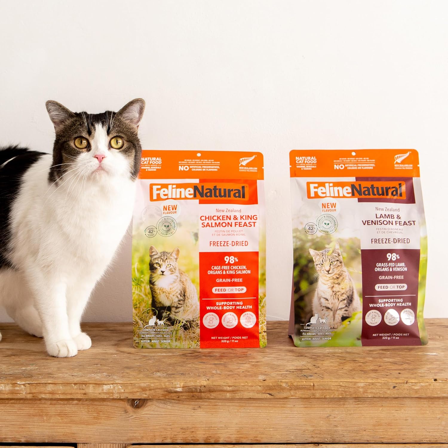 Feline Natural - High Protein Freeze Dried Dry Cat Food with 98% Meat