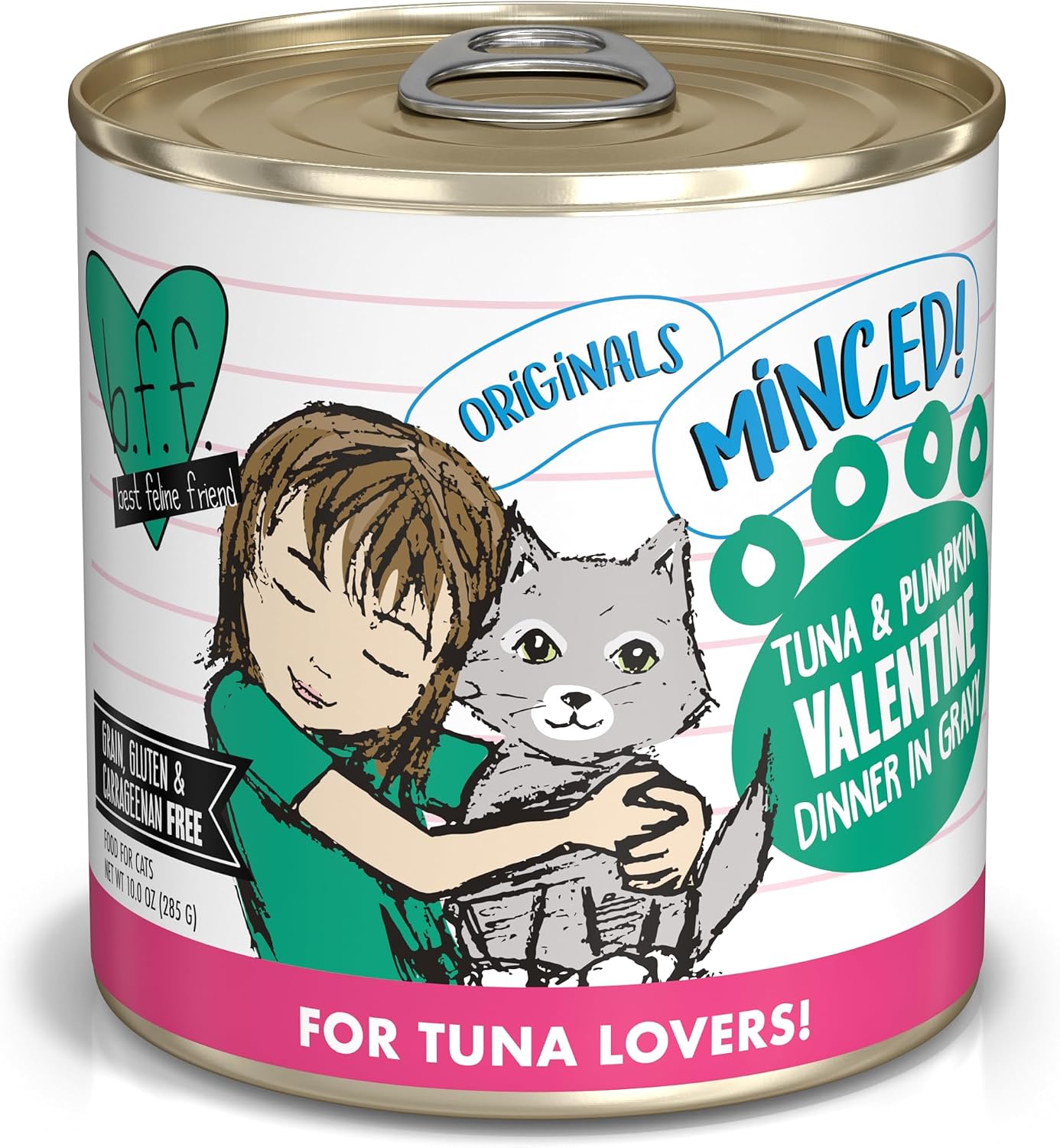 Weruva BFF Minced Natural Wet Cat Food, Batch O Besties Variety Pack, 5.5oz Can, Pack of 8