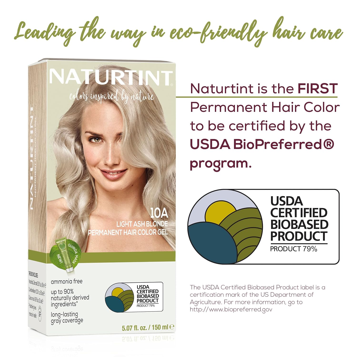 Naturtint 9N Honey Blonde Permanent Hair Color (Pack of 1), Ammonia Free, Vegan, Cruelty Free, up to 100% Gray Coverage, Long Lasting Results (Packaging may vary)
