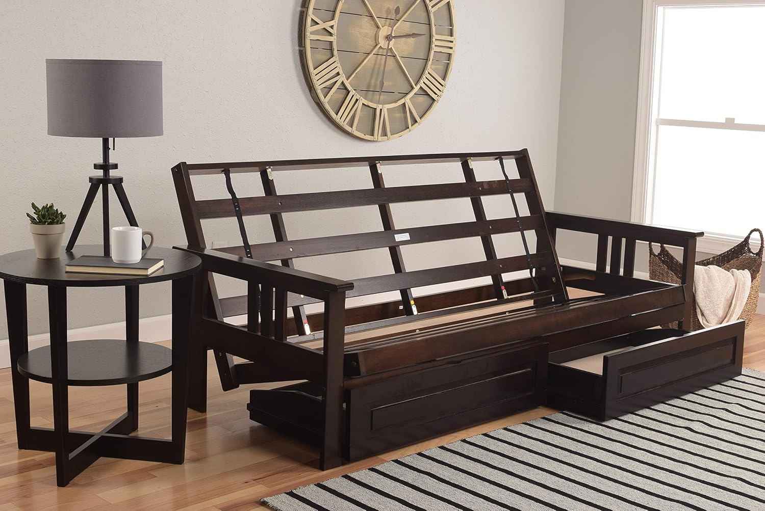 Kodiak Futons Monterey Futon Frame, No Drawers, Barbados