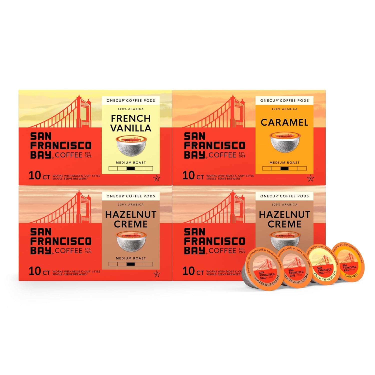 San Francisco Bay French Roast K-Cup Compatible Coffee Pods, 36 ct