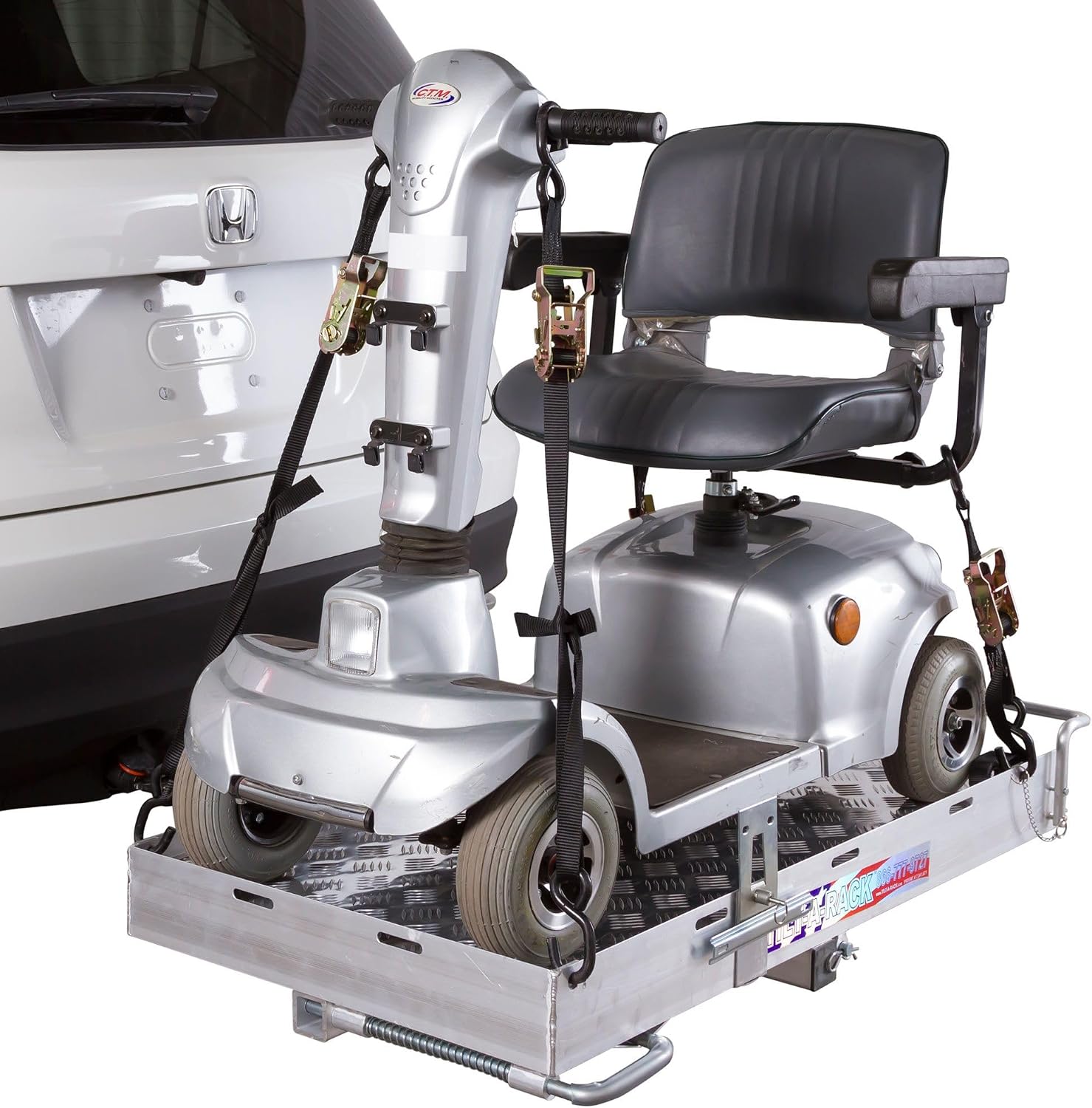Aluminum Scooter and Wheelchair Mini Carrier - 350 lb. Capacity