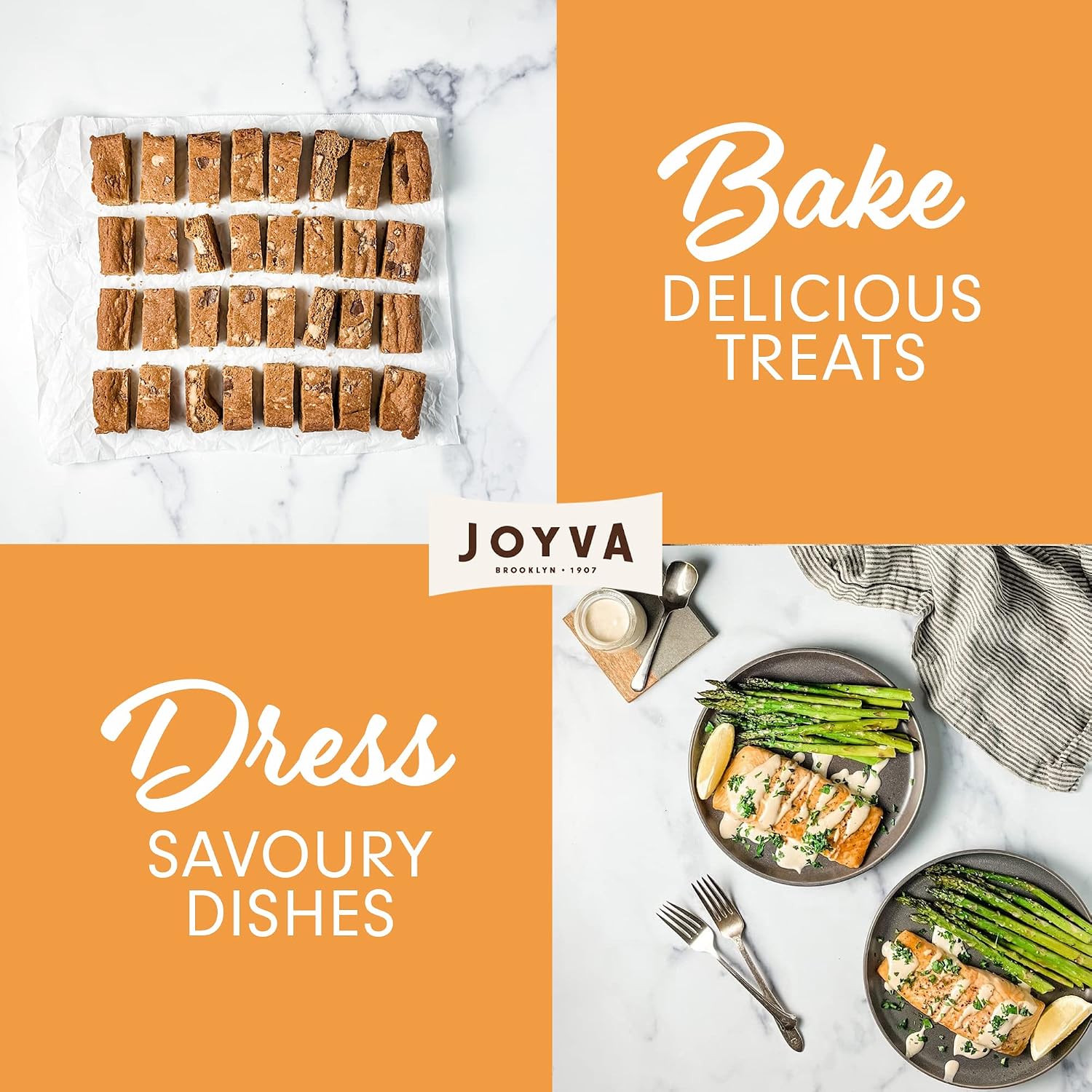 Joyva Sesame Tahini | Roasted Sesame Seed Puree | 15 oz | Smooth & Creamy