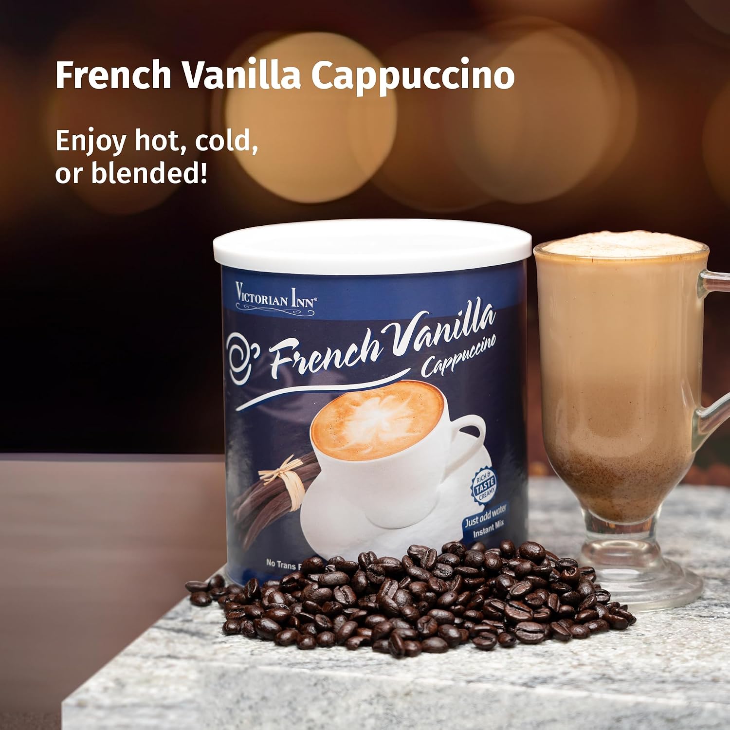 Victorian Inn French Vanilla Cappuccino, 3 Pound (Pack of 1)