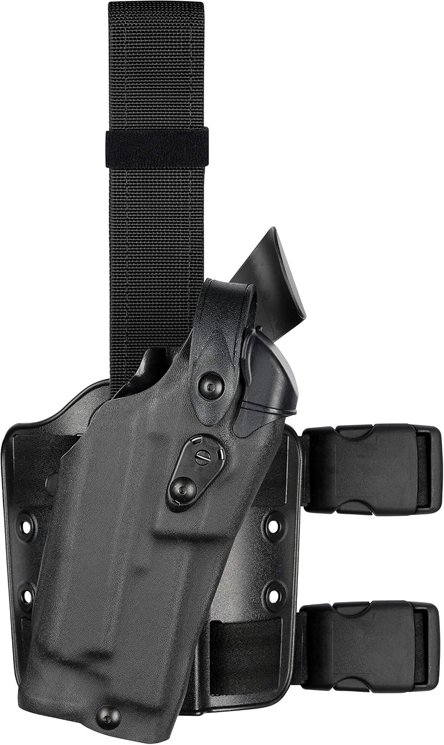 Safariland 6304 ALS Tactical Leg Holster, Black, STX, Sig Sauer LAS-TAC 2 with M3