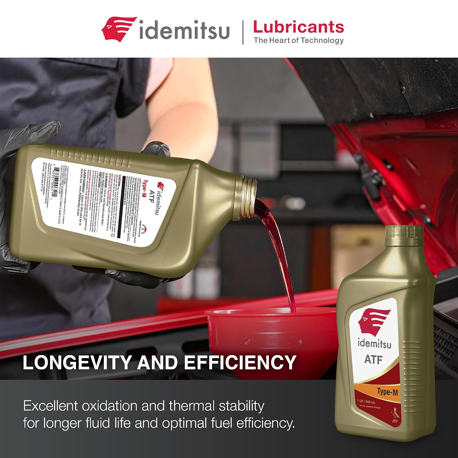 Idemitsu ATF Type M Transmission Fluid for Mazda – 1 Quart