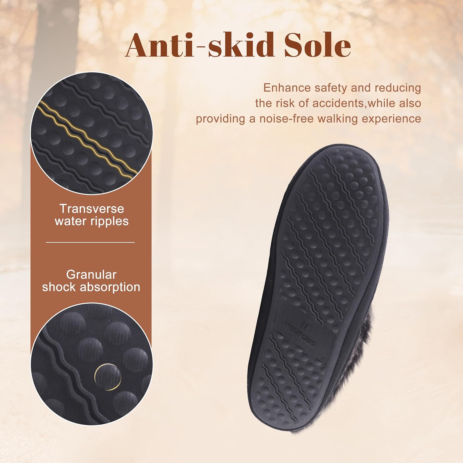 Home Slipper Women's Soft Fleece Plush Warm Indoor House Slipper Boots Shoes