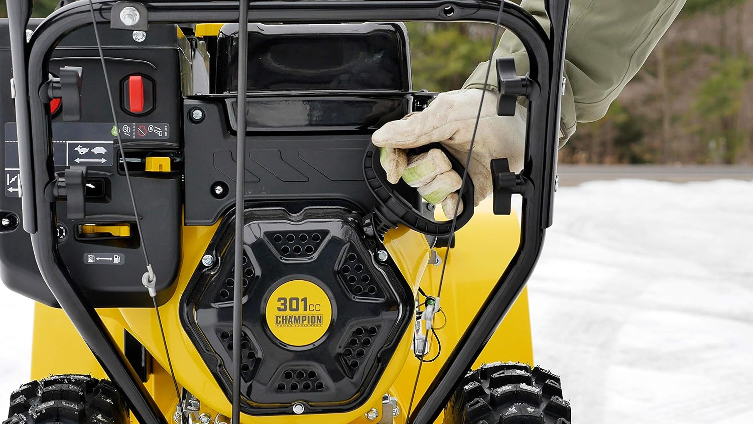 Champion Power Equipment 301cc 27-Inch 2-Stage Gas Snow Blower with Electric Start