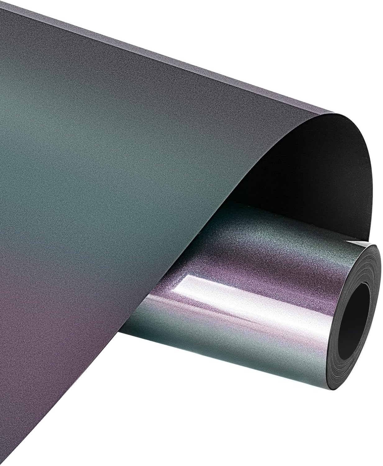 HTVRONT HTV Roll Heat Transfer Vinyl - 12" x 8ft Black HTV Vinyl for Shirts