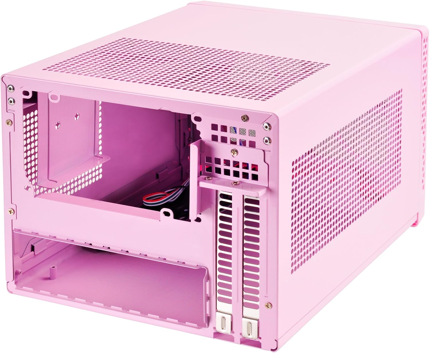 Silverstone Computer Case with Mesh Front Panel,Black (SG13B)