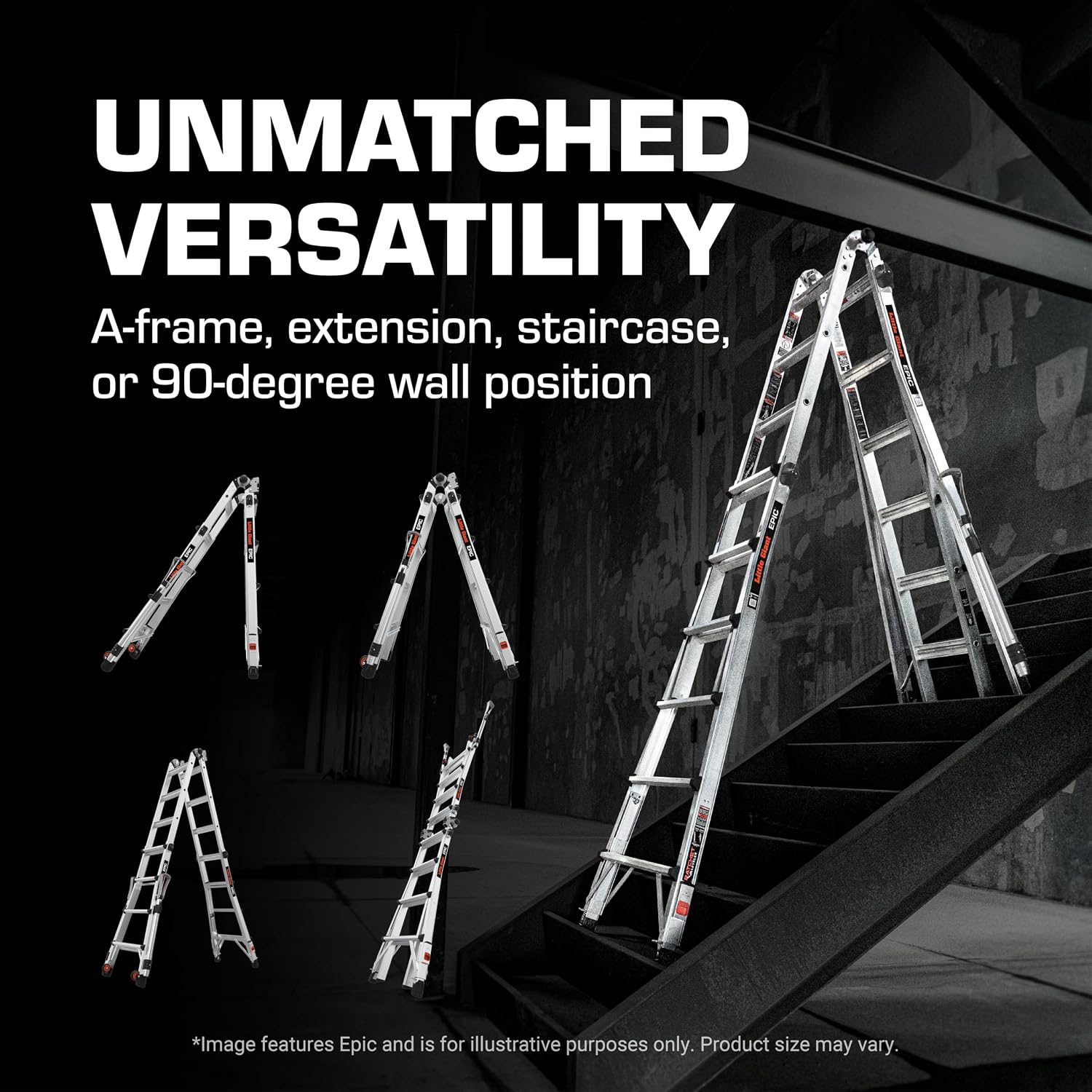 Little Giant Epic, 22 ft Multi-Position Ladder 16822-818