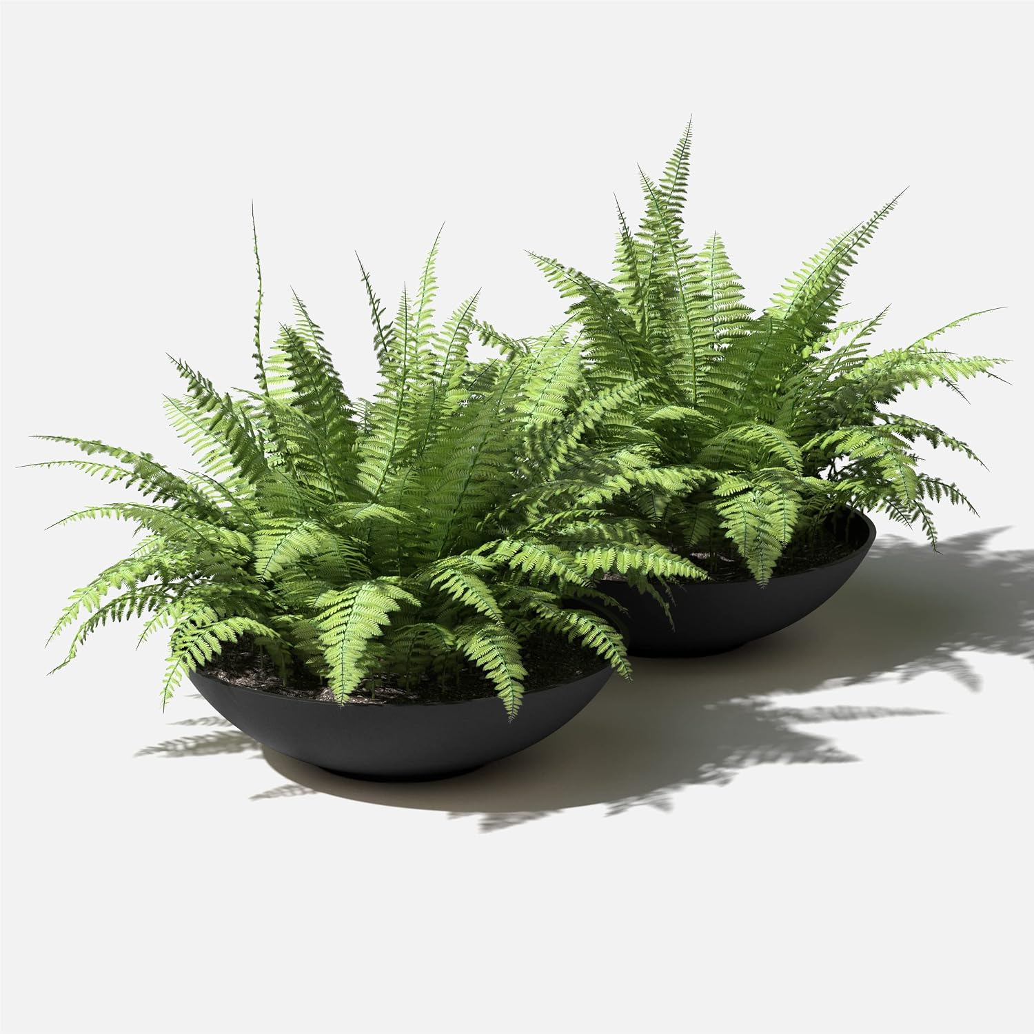 Veradek Mason Series Lane Bowl - Large Outdoor Bowl Planter | Made From a Durable Plastic-Stone Composite With Pre-Drilled Drainage Holes. Modern Patio/Tabletop Décor