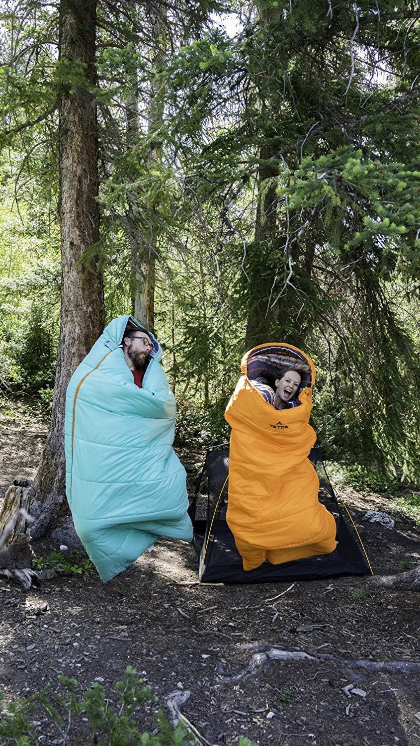 Teton Celsius Regular, 25F, 20F, 0F Degree Sleeping Bags, All Weather Bag for Adults and Kids, Camping Made Easy and Warm, Travel Sack Included