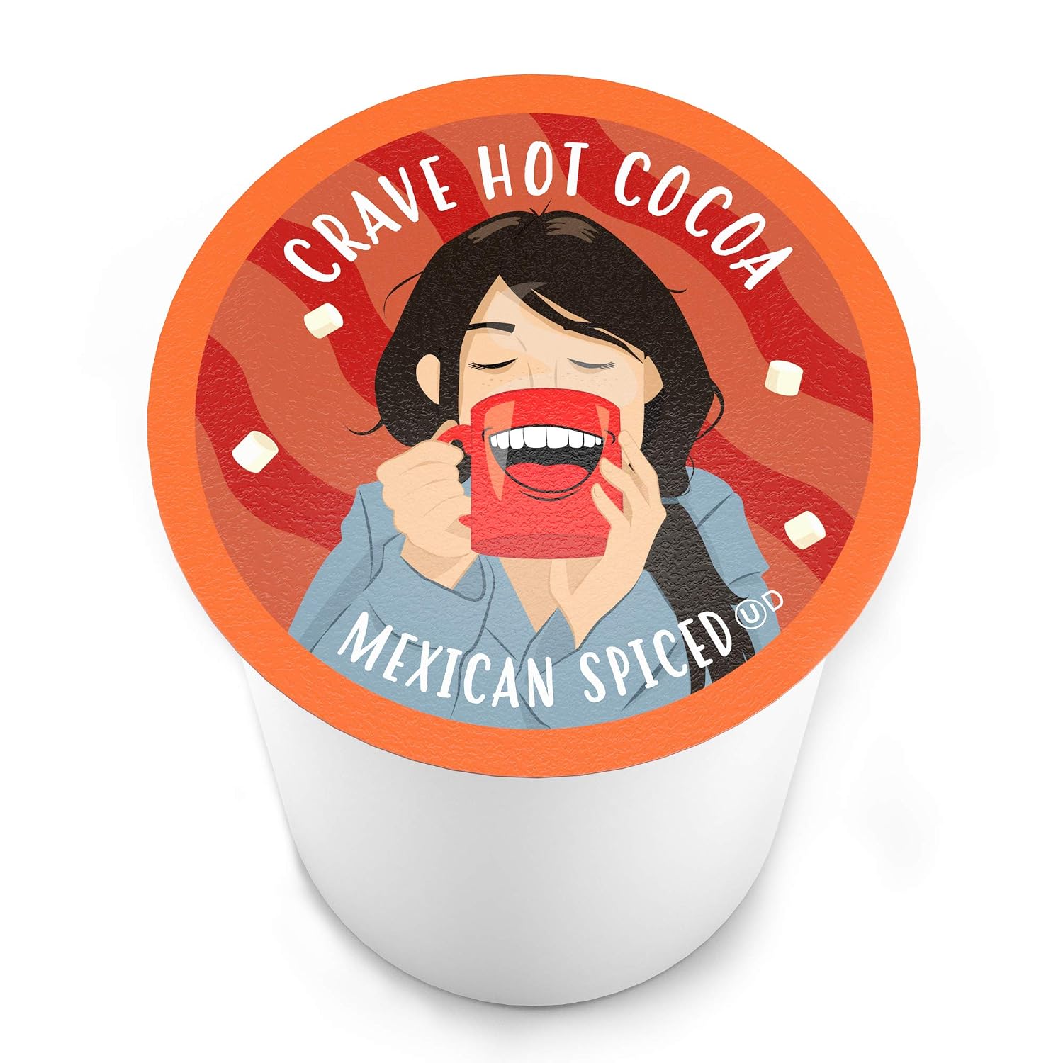 Crave Hot Chocolate Pods, Compatible with 2.0 K-Cup Brewers, Mint Chocolate, 40 Count