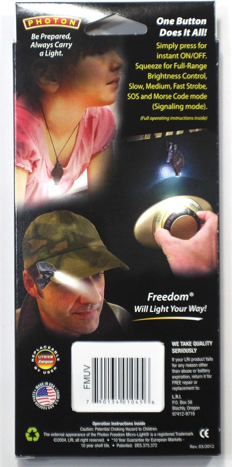 LRI - LRI-1197 FMNGC Photon Freedom LED Keychain Micro-Light with Covert Nose, Night Vision Green Beam Small