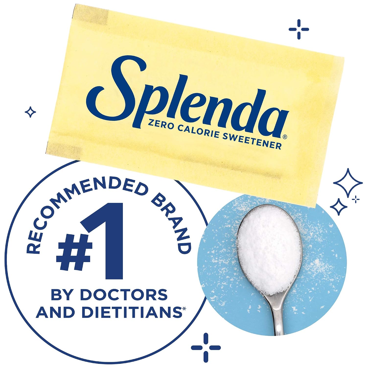 SPLENDA Zero Calorie Sweetener, 700 Count Packets