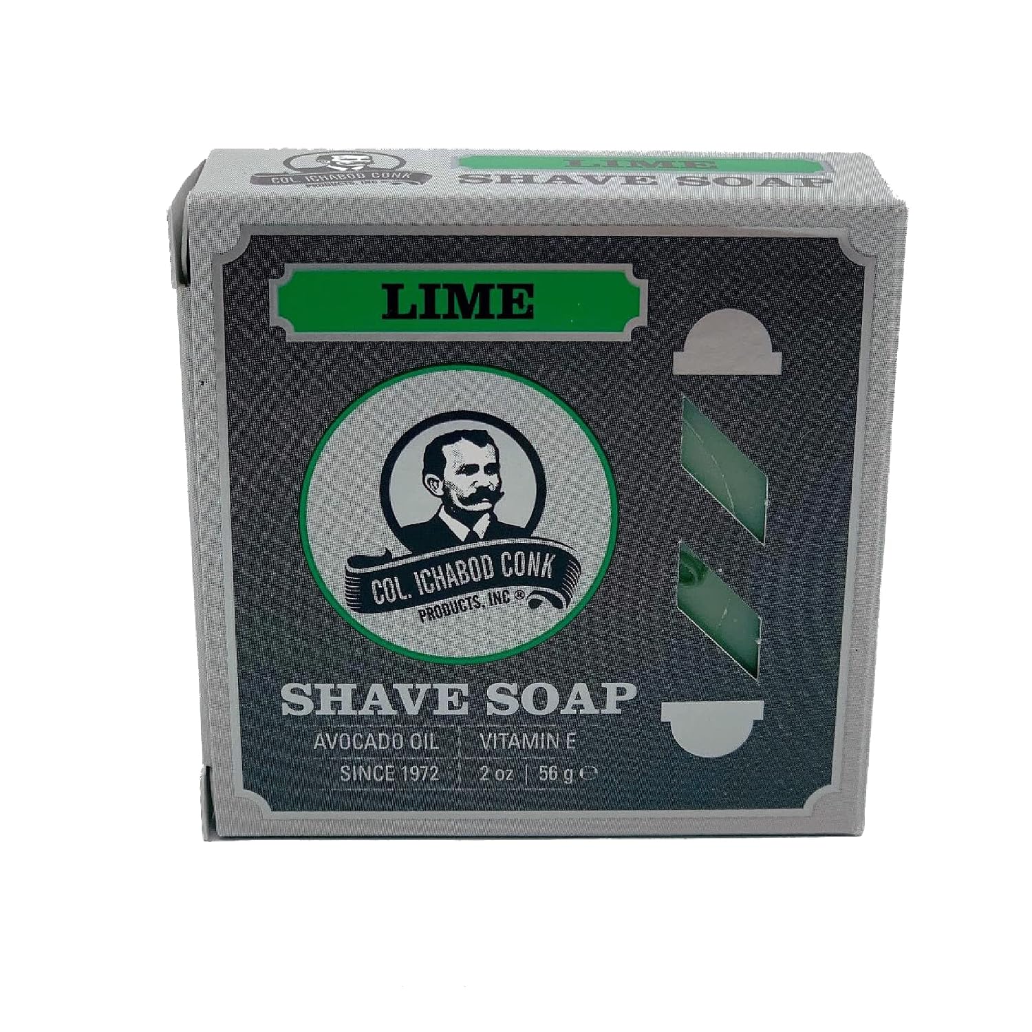 Col. Conk Worlds Famous Shaving Soap, Bay Rum (Net Weight 2.25 Oz)