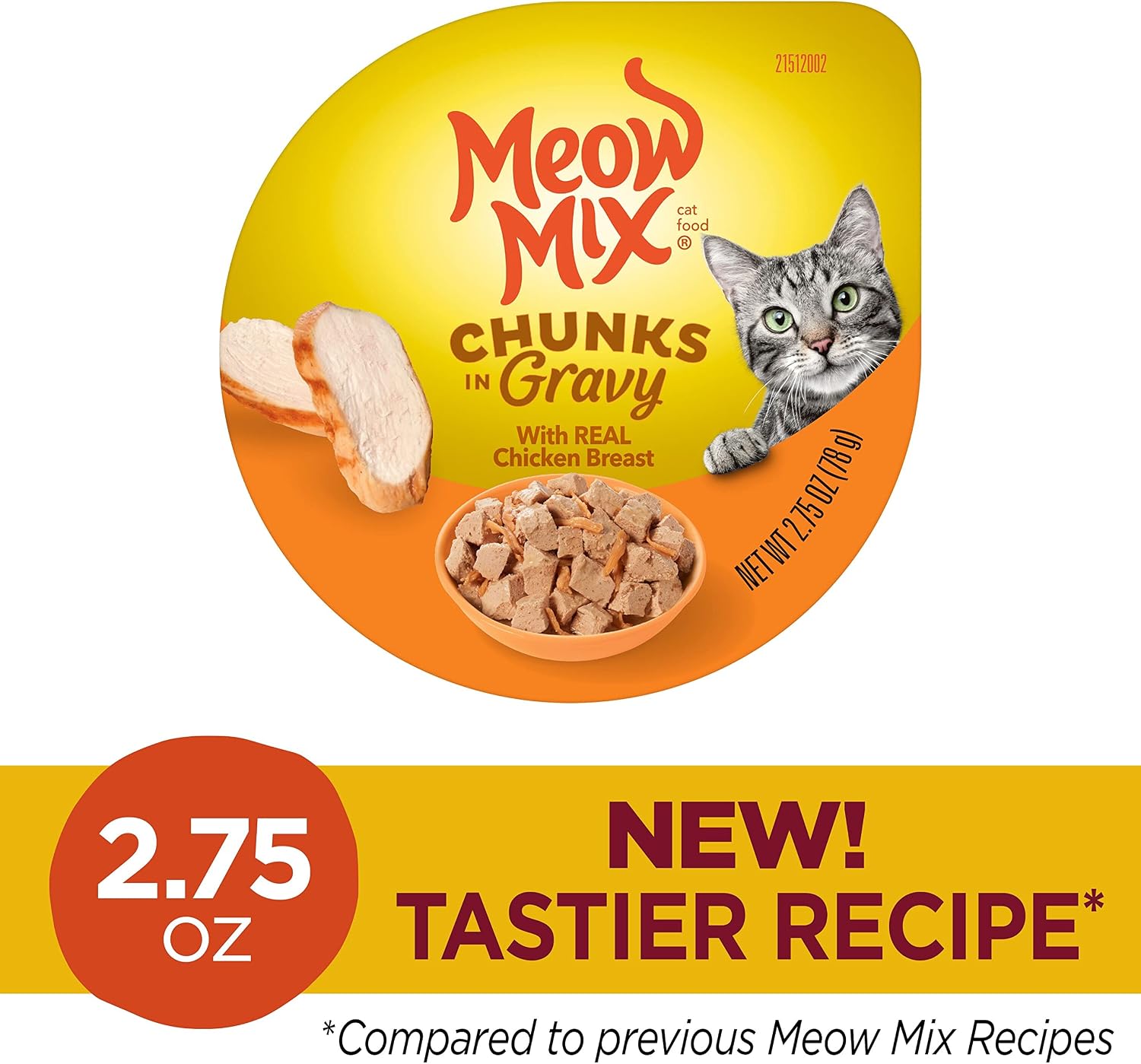 Meow Mix Seafood Favorites, Wet Food Variety Pack, 12 Cups