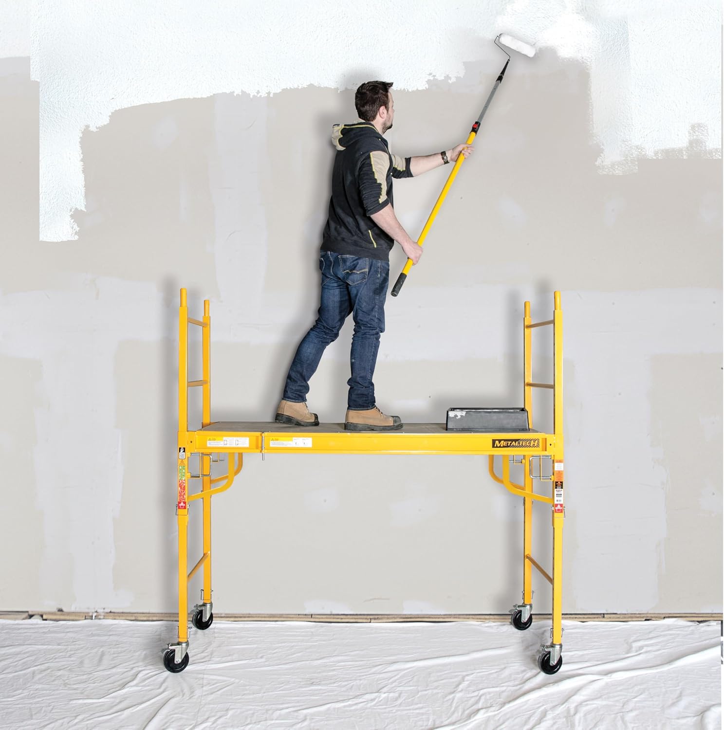 Metaltech Multipurpose 6'. Baker-Style Scaffold - 1, 000-Lb. Capacity, Steel, Model# I-CISC