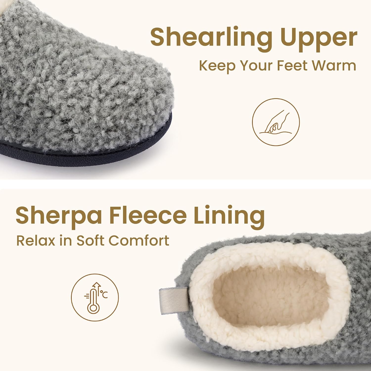 RockDove Women's Nomad Faux Shearling Slipper