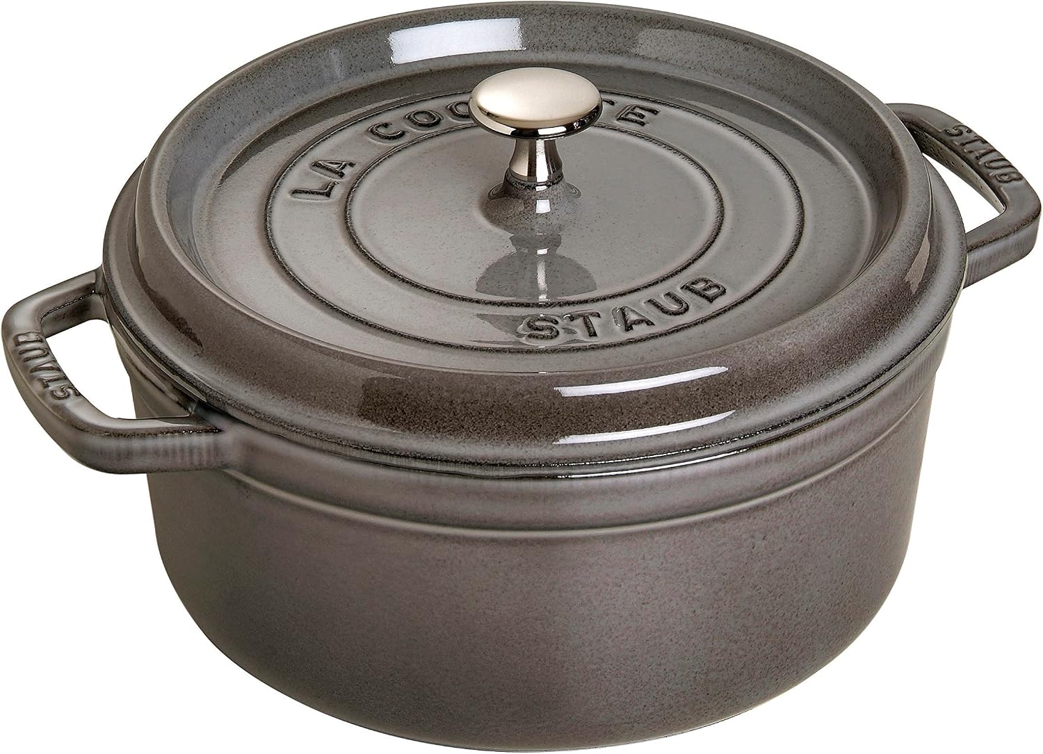 Staub Round Cocotte - 5.5Qt - Grenadine