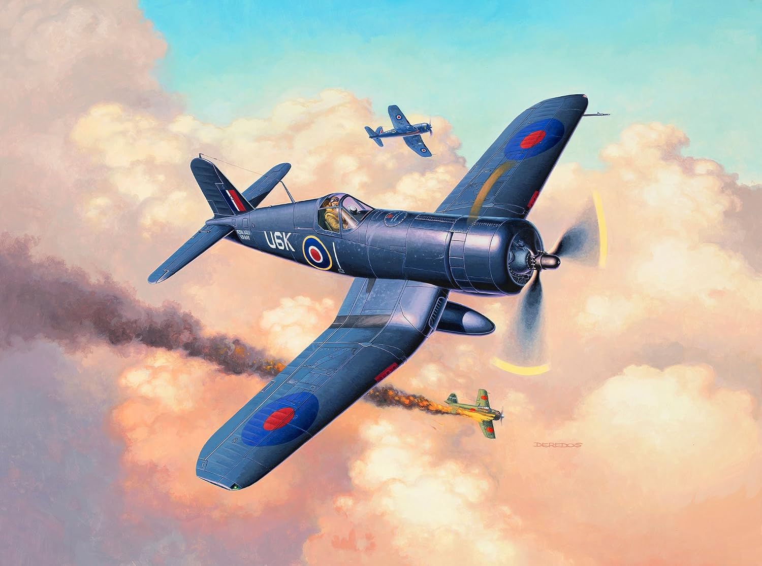 Revell 03917, Vought F4U-1B Corsair Royal Navy, 1: 72 Scale Plastic Model