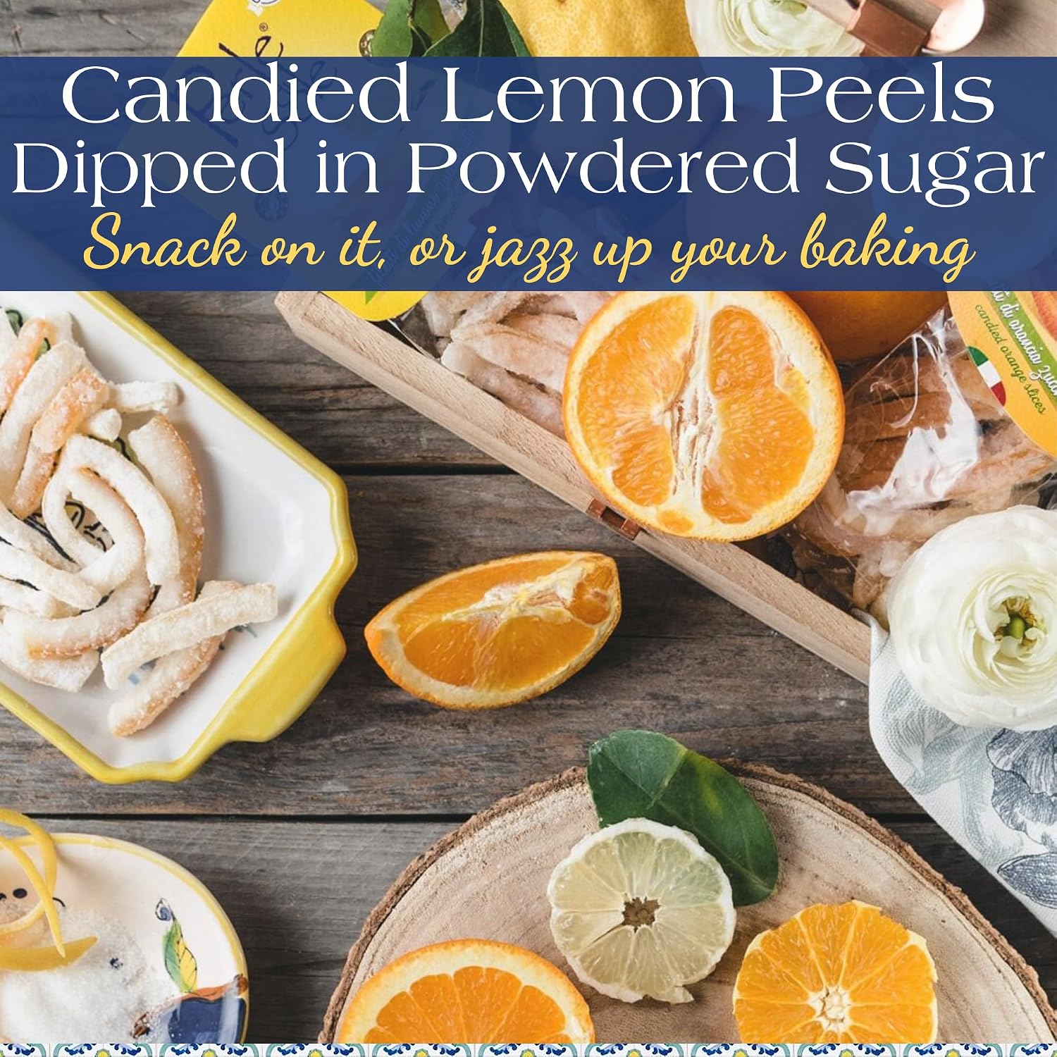 Perle di Sole Italian Lemon Drops Hard Candy Individually Wrapped (7.05 oz) Made with Essential Oils of Amalfi Coast P.G.I. Lemon - Italian Imported Gifts From Italy