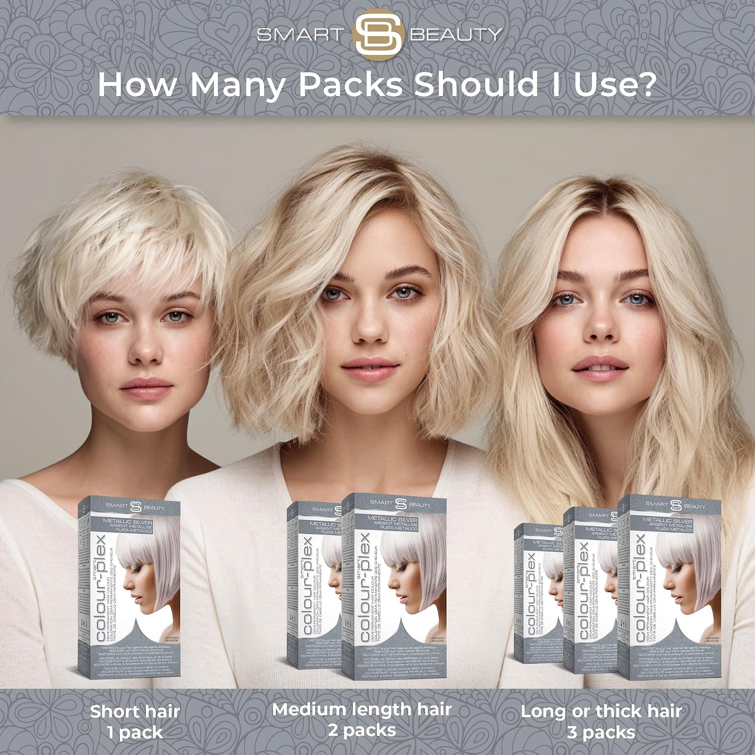 Smart Beauty Blonde Bleach-It, The Ultimate Lightener for Dark Hair, Perfect for Highlighting and Vibrant Pastel Colour, Hair Bleach Kit, Vegan & Cruelty Free