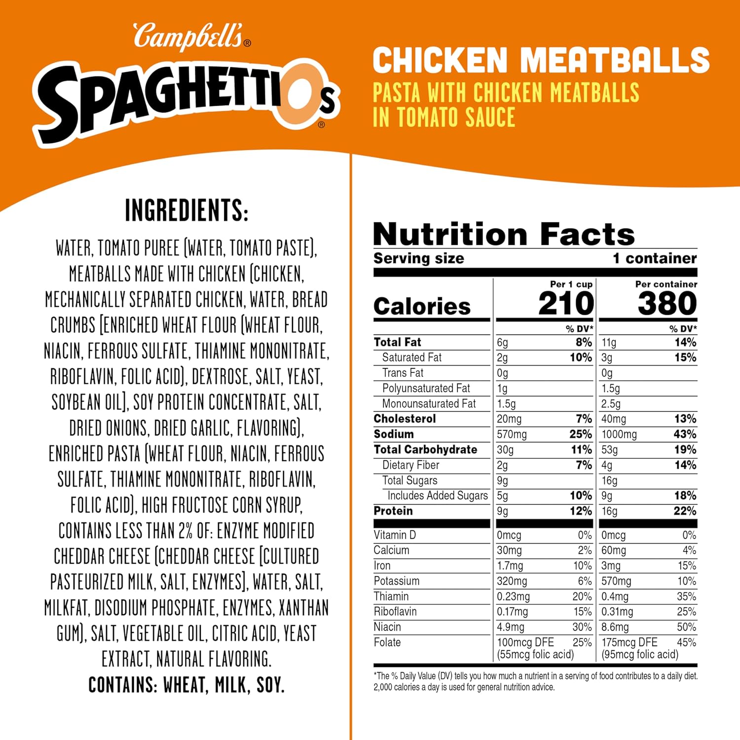 SpaghettiOs Original Canned Pasta, 15.8 oz Can (Pack of 4)