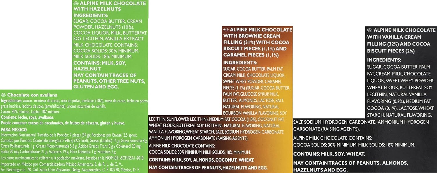 Schogetten German Assorted Chocolates, Variety Pack (Bundle of 3 chocolates)