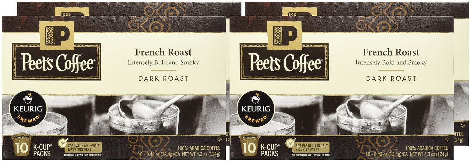 Peet's Coffee French Roast Single Cup Coffee for Keurig K-Cup