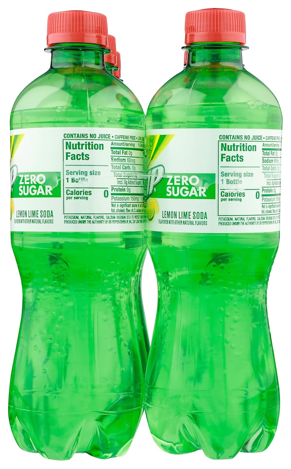 7UP Lemon Lime Soda, Naturally Flavored and Caffeine Free, 2 Liter Bottle