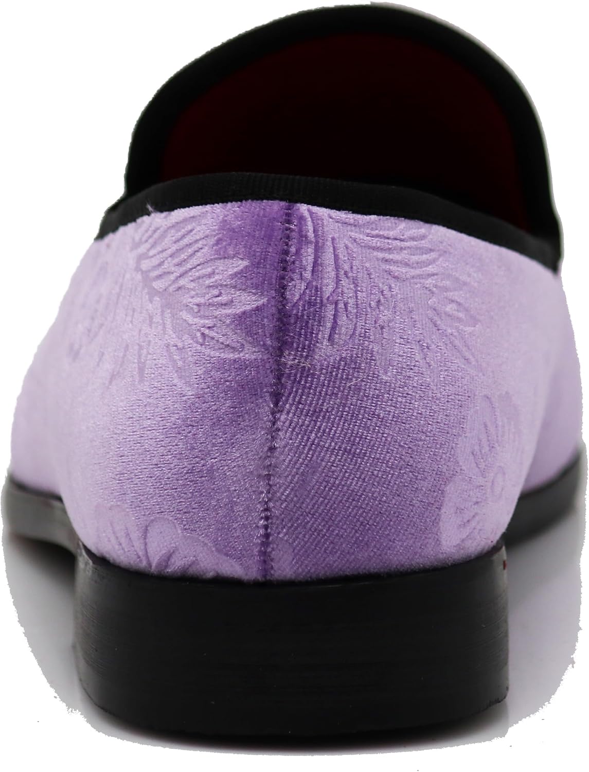 SPK35 Men's Vintage Velvet Flower Designer Dress Loafers Slip On Shoes Classic Tuxedo Dress Shoes