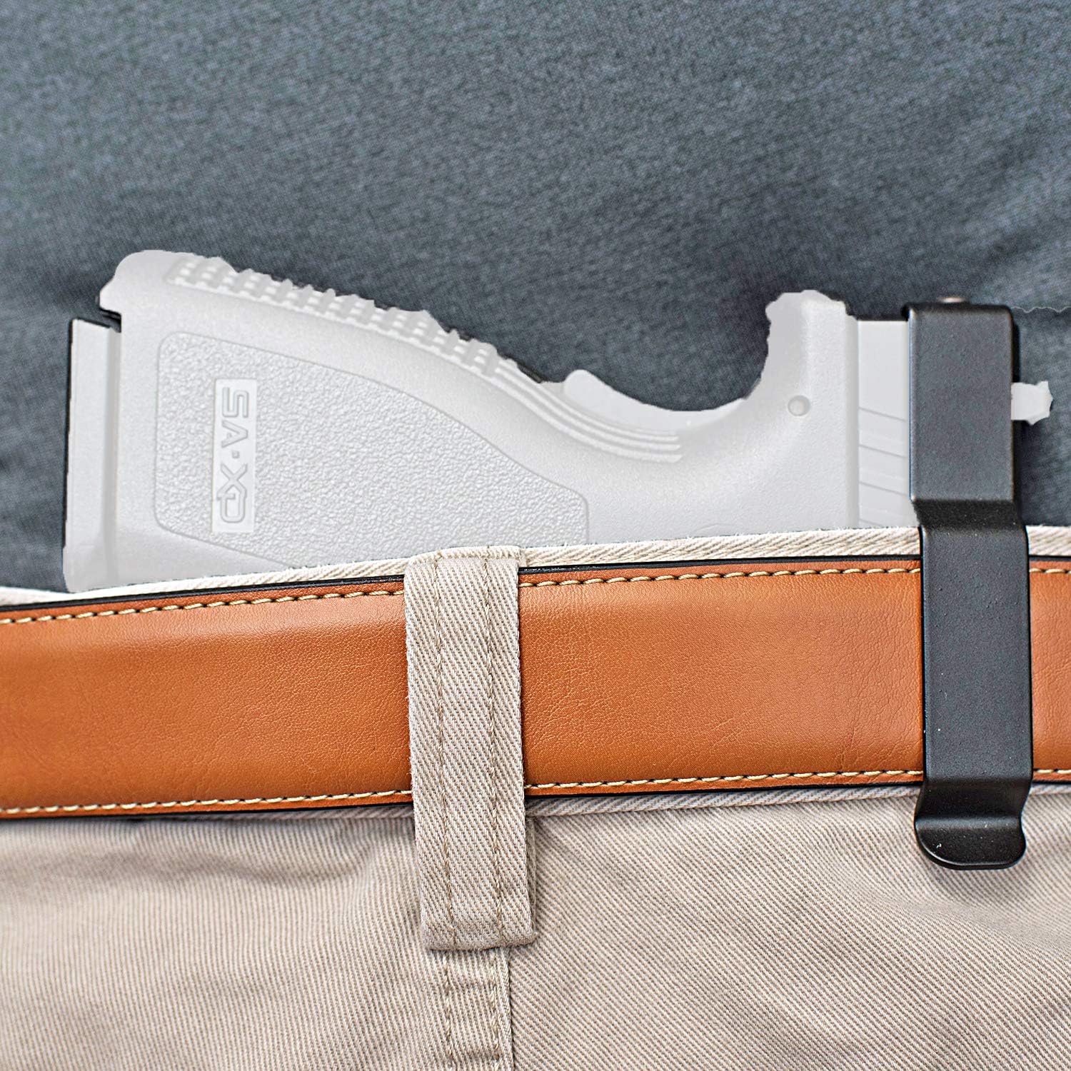 ClipDraw Gun Clip, Low Profile Slim Concealed Carry Easy Install American Made