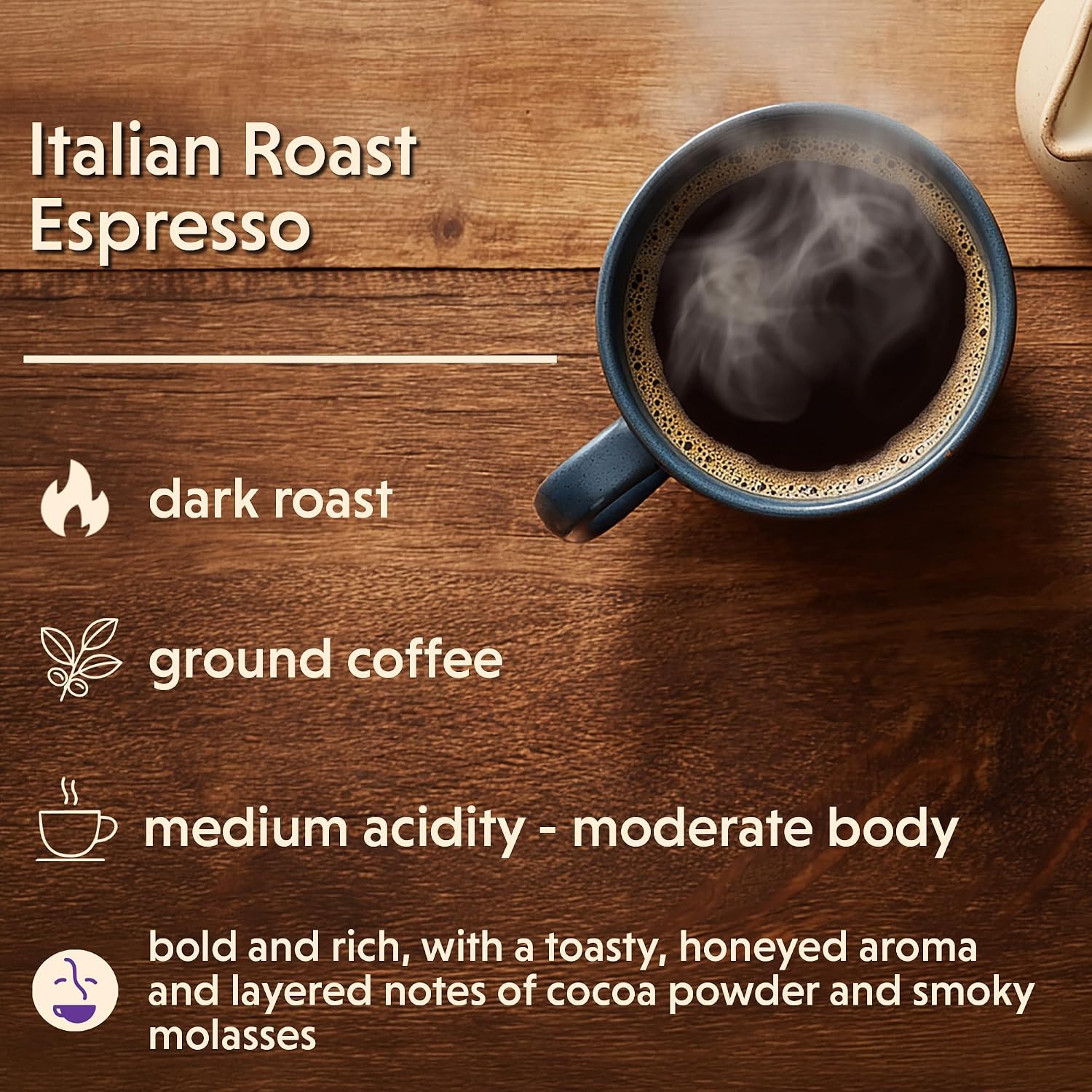 Coffee Bean Direct French Roast, Whole Bean, 5lb Bag | Dark Roast, Bold Blend